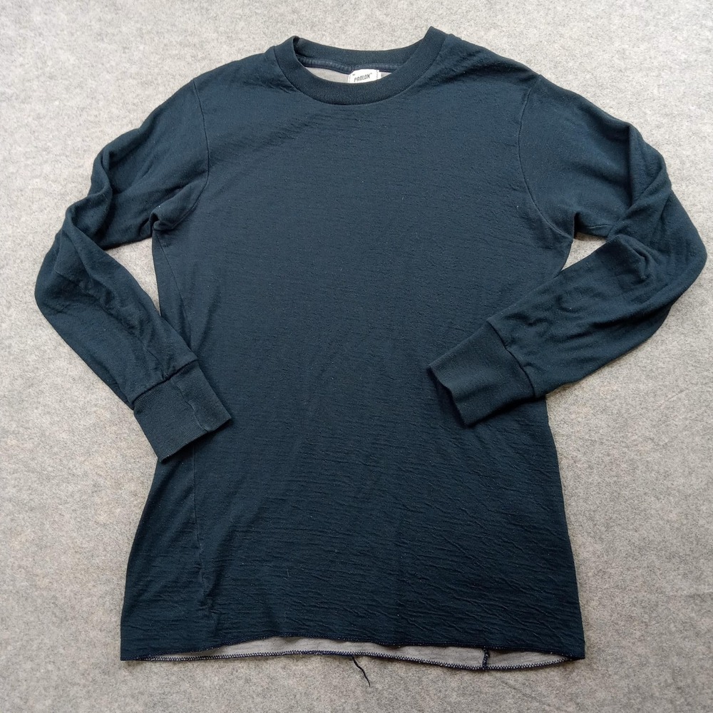Duofold Shirt Mens Medium Prolon Thermograde Navy Blue Long Sleeve Thermal